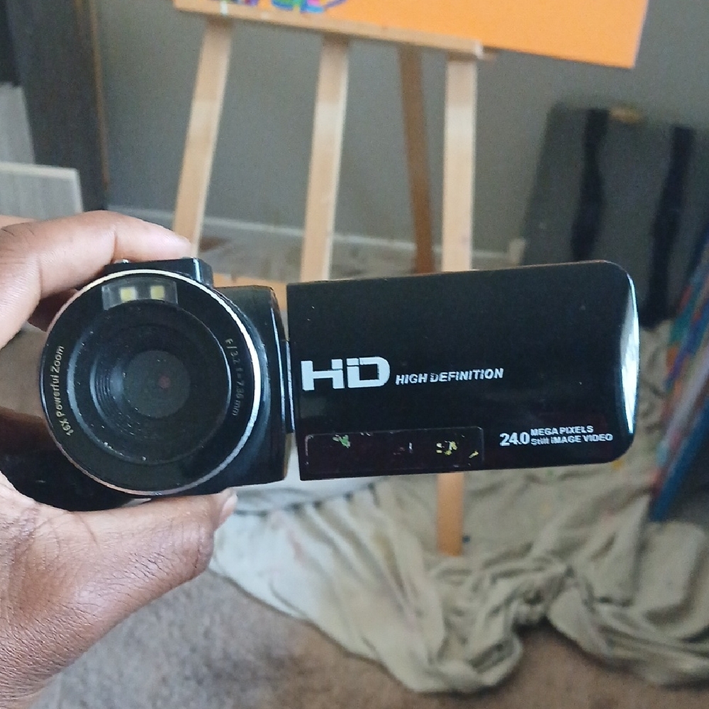 HD High Definition Black Video Camera